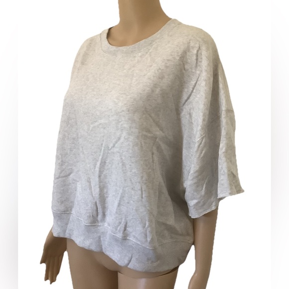 PINK BY Victoria’s Secret Sweatshirt Women’s XL, Short Sleeve, fleece new - Picture 4 of 12